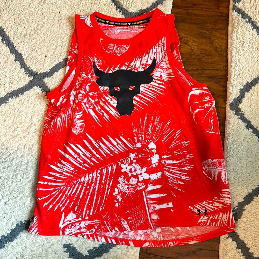 Under Armour rock floral workout tank